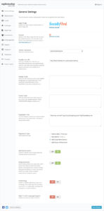 SociallyViral General Settings